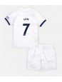 Billige Tottenham Hotspur Son Heung-min #7 Hjemmedraktsett Barn 2023-24 Kortermet (+ Korte bukser)